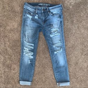American eagle cropped jeggings